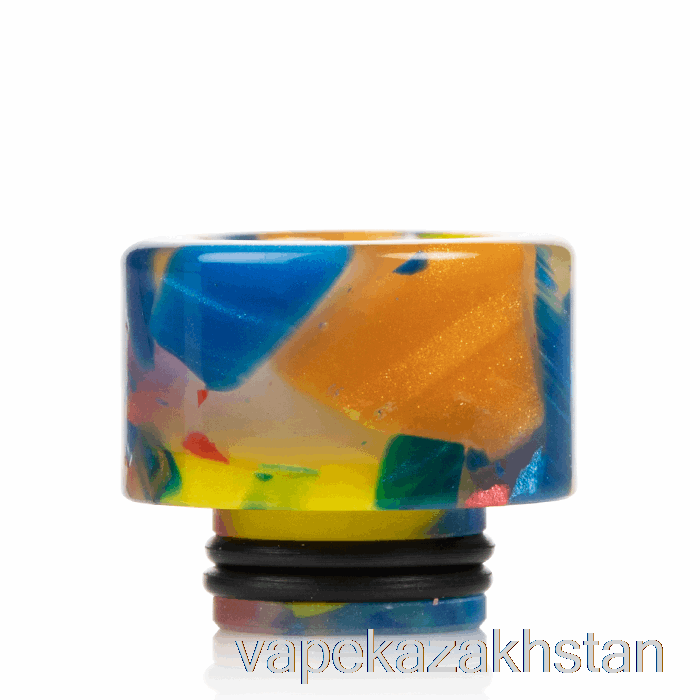 Vape Disposable 510 Widebore Resin Drip Tip Rainbow Resin